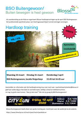 hardloop training Reigerboys